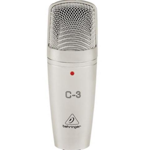 Behringer C-3 студийный конденсаторный микрофон с изменяемой направленностью, с ветрозащитой и кейсом