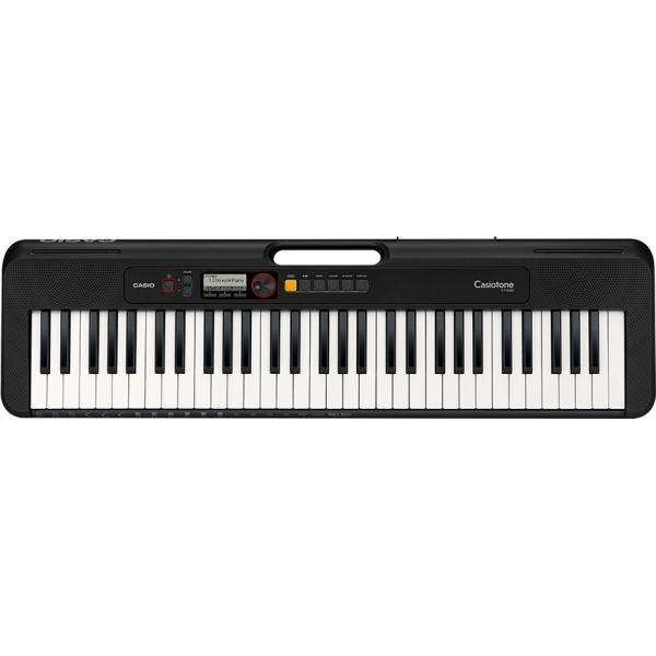 CASIO CT-S200BK Синтезатор, 61 клавиша фортепианного типа, 400 тембров, 77 стилей
