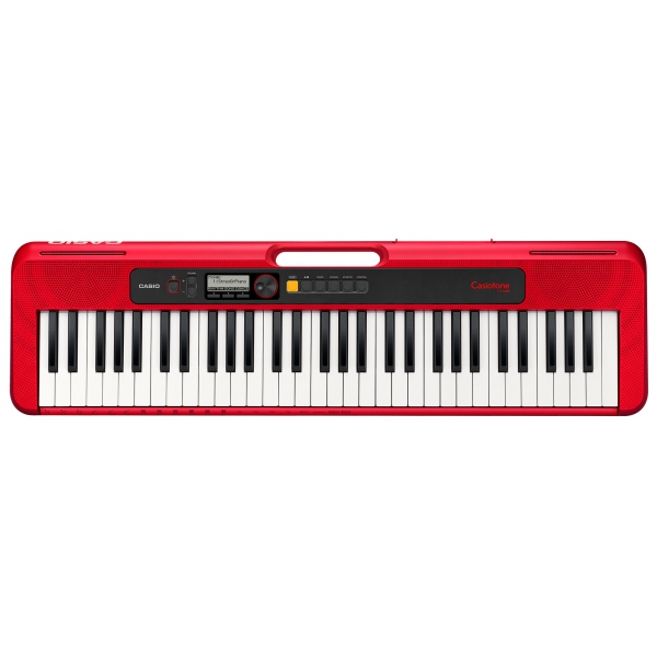 CASIO CT-S200RD Синтезатор, 61 клавиша фортепианного типа, 400 тембров, 77 стилей
