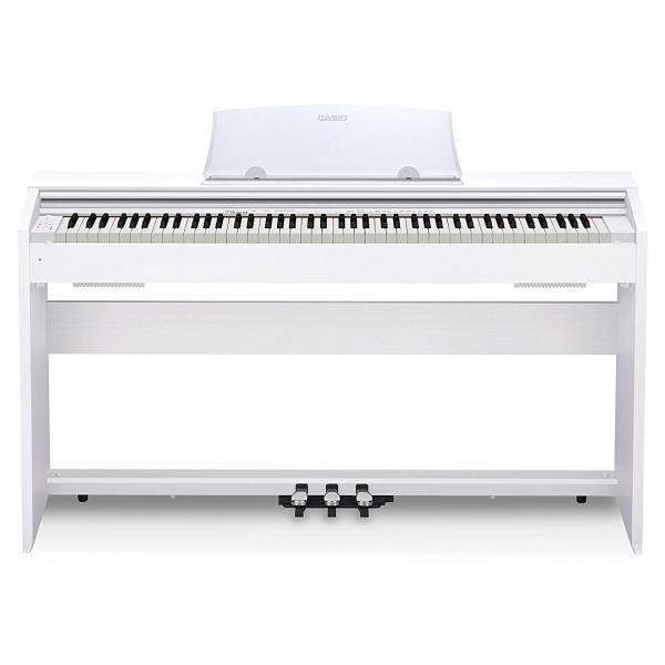 CASIO PRIVIA PX-770WE цифровое фортепиано, молоточковый механика, 19 тембров, полифония 128