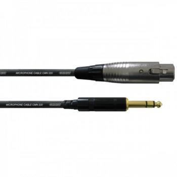 CORDIAL CFM 3 FV инструментальный кабель XLR female/джек стерео 6,3 мм, 3,0 м,