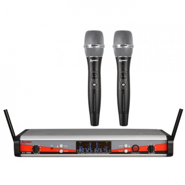 Enbao EU-2880 радиомикрофон UHF, 2 микрофона сменные частоты