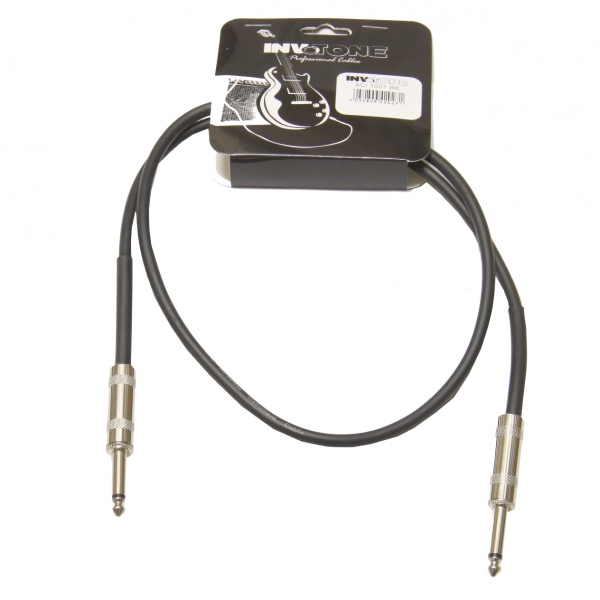 INVOTONE ACI1001/BK инструментальный кабель Джек 6.3мм-Джек 6.3мм 1м