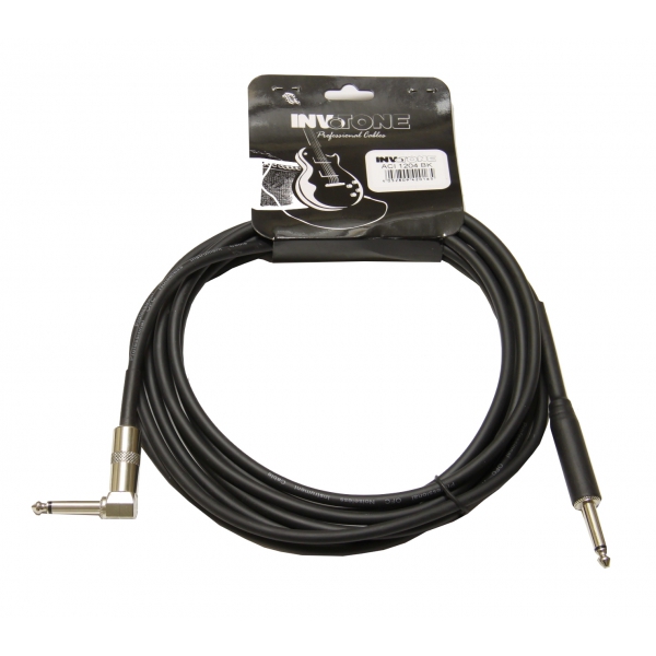 INVOTONE ACI1204BK инструментальный кабель Джек 6.3мм-Джек 6.3мм 4м