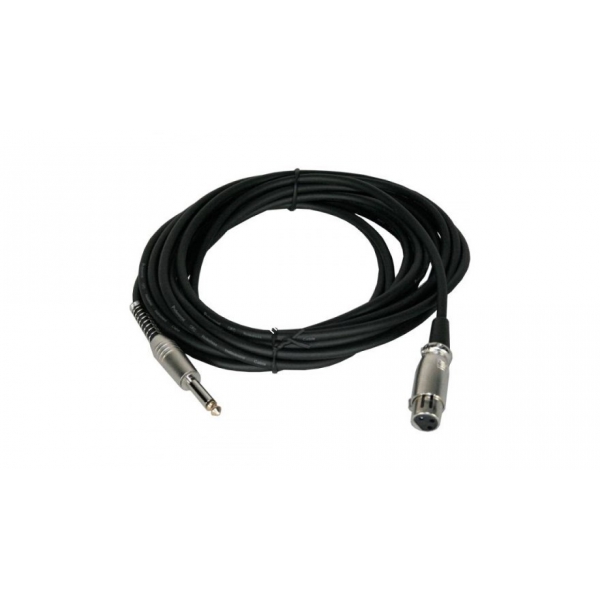 Invotone ACM1102/BK - микрофонный кабель,  XLR F <-> XLR M длина 2 м (черный)