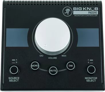MACKIE BIG KNOB PASSIVE Настольный регулятор уровня, мониторный переключатель, 2 стерео входа/2 стер