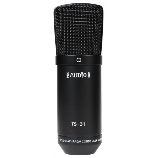PROAUDIO TS-31 студийный микрофон с пауком, чехлом и ветрозащитой